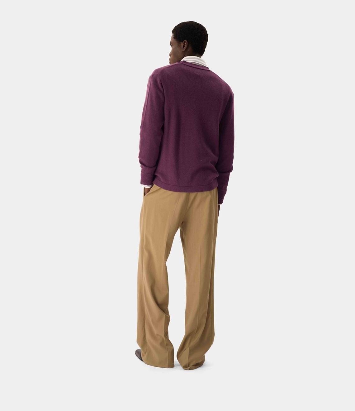 Alex Cardigan Dark Mahogany
