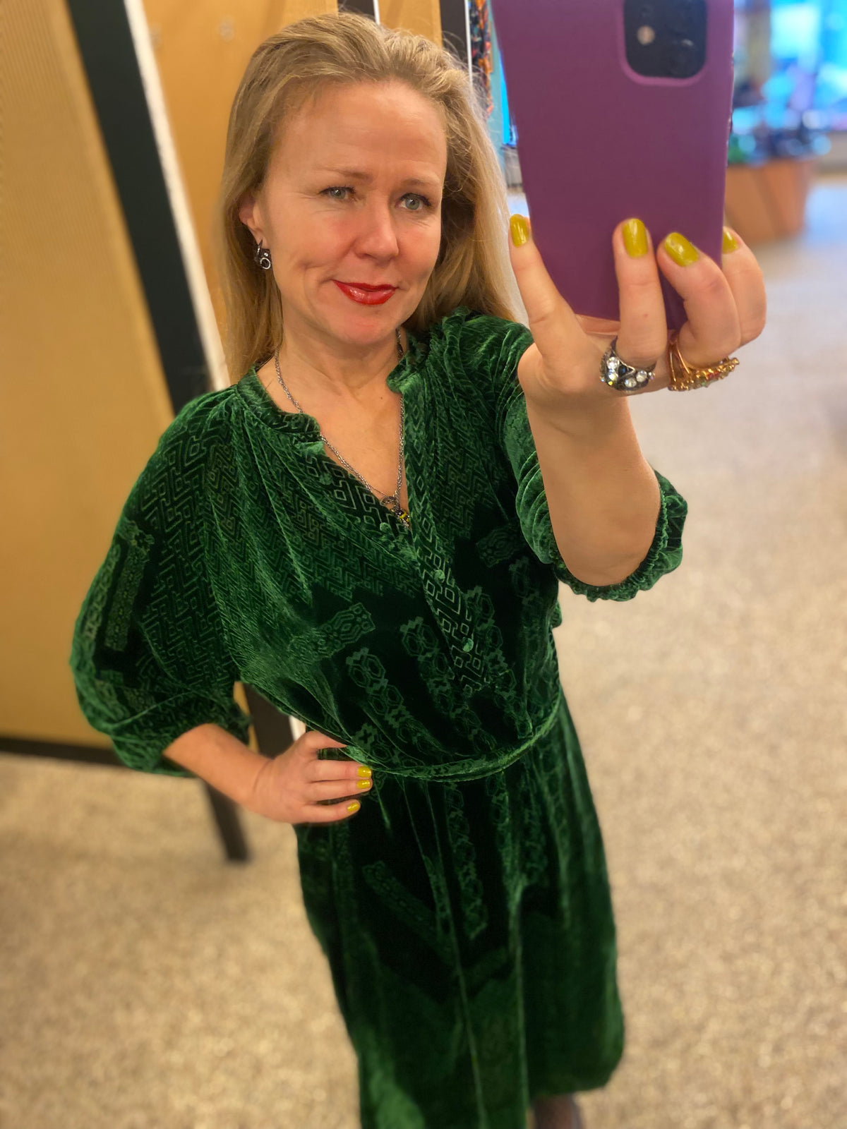 Ursula deep dark green
