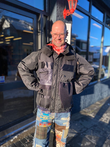 Junya Watanabe MAN -Nylon Ripstop Parka Black