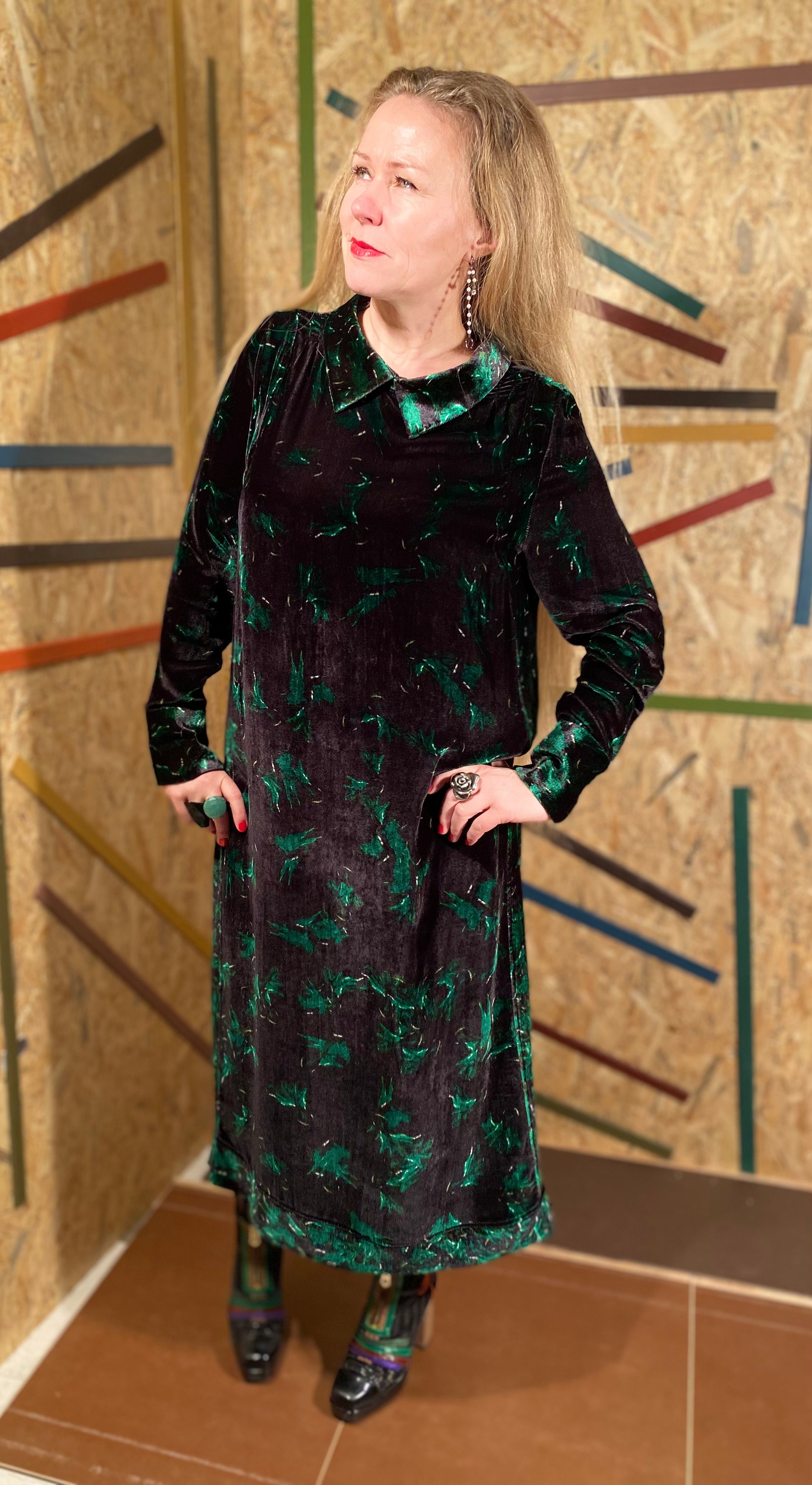 Janis- Einstakur silk velvet