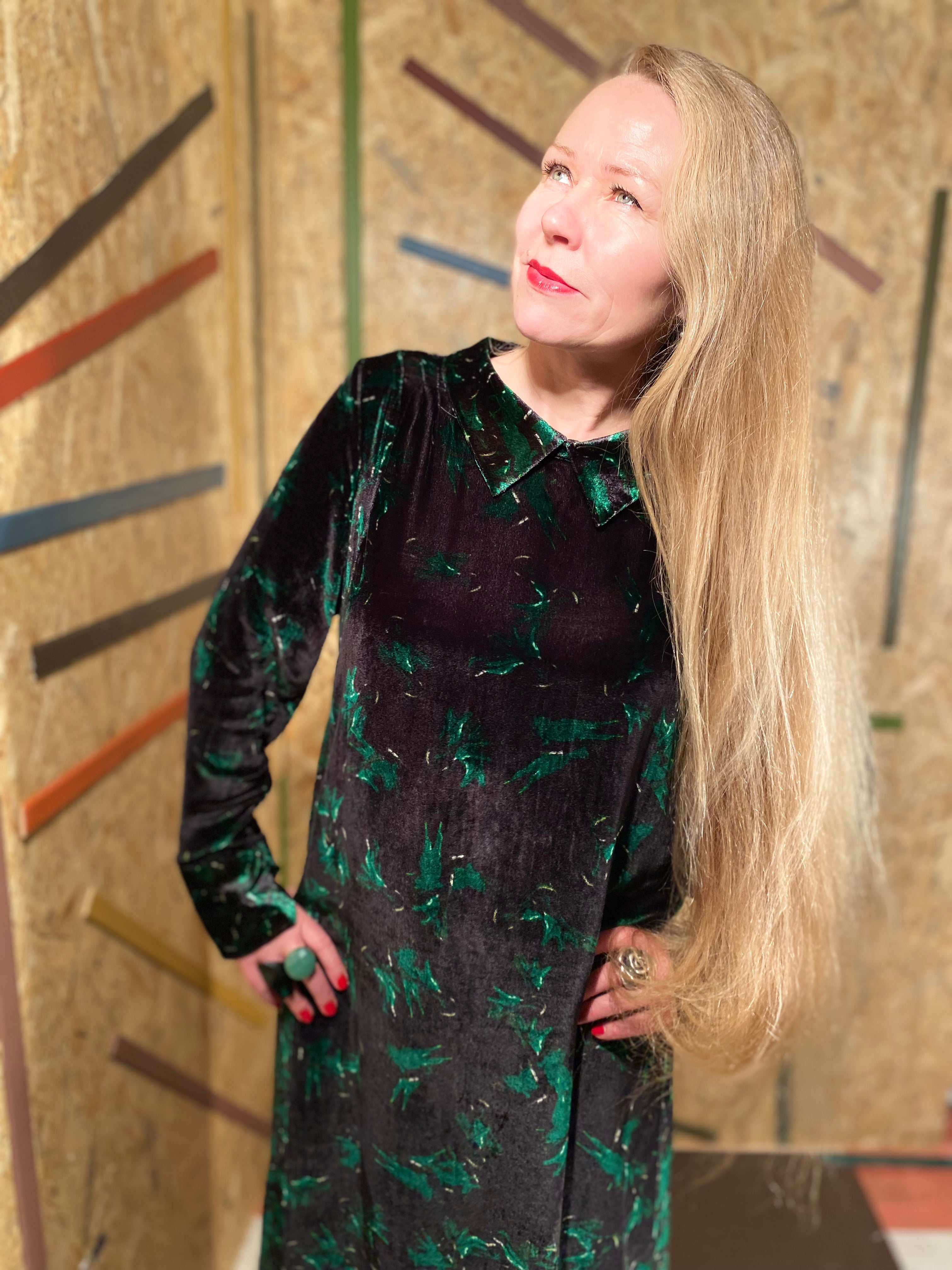 Janis- Einstakur silk velvet