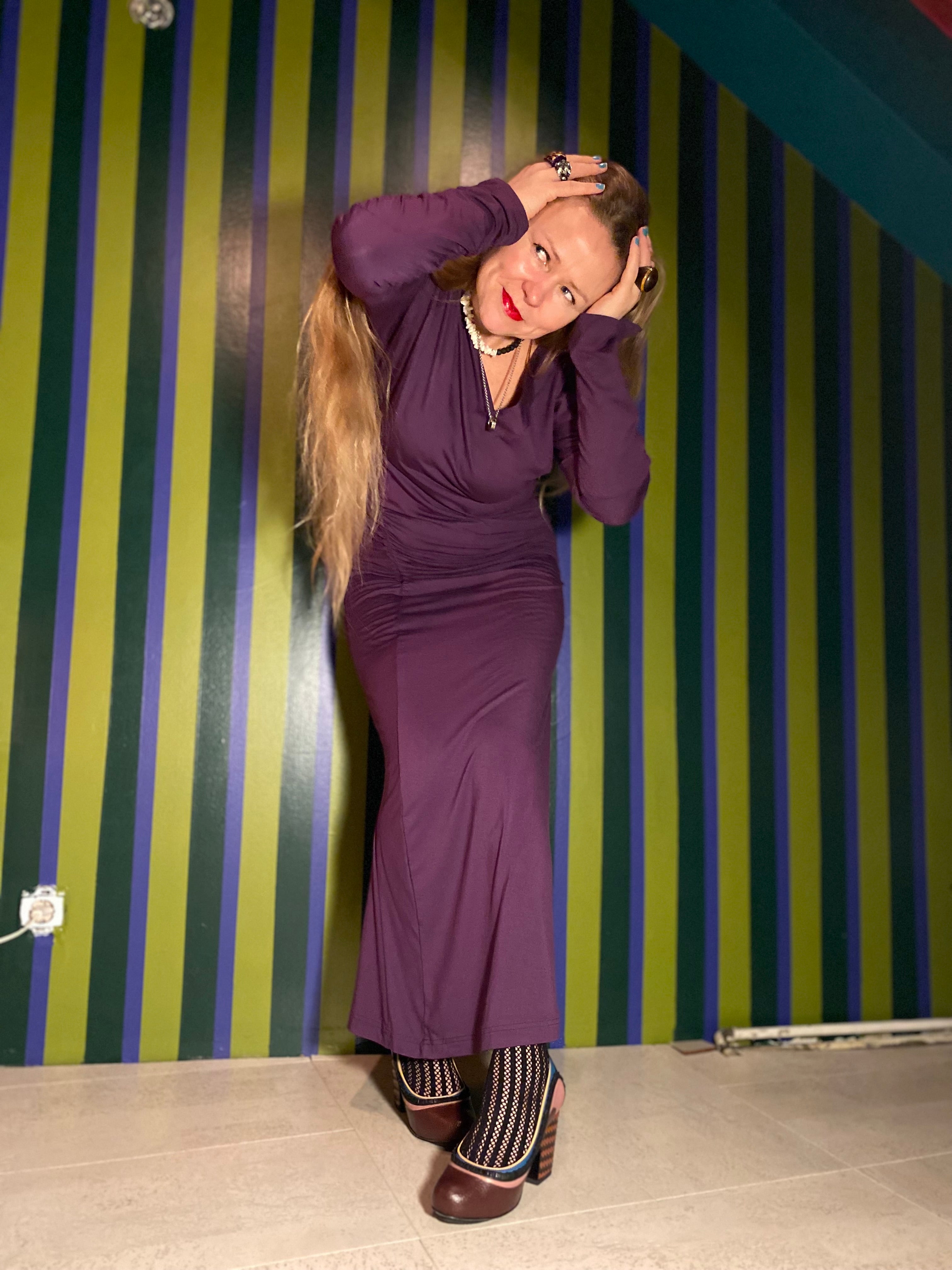 KIM dress - Purple