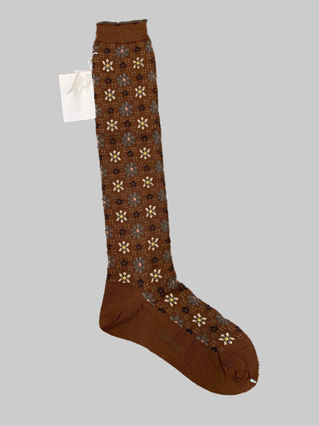 ANTIPAST Kaleidoscope brown Highsock