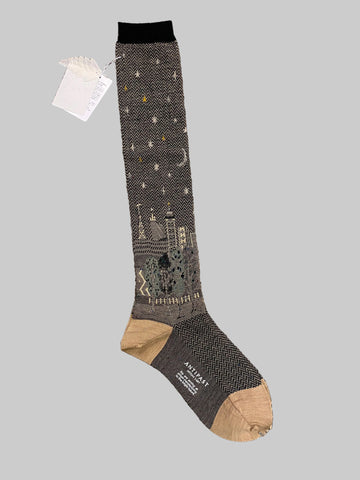 ANTIPAST City Scape Highsock beige