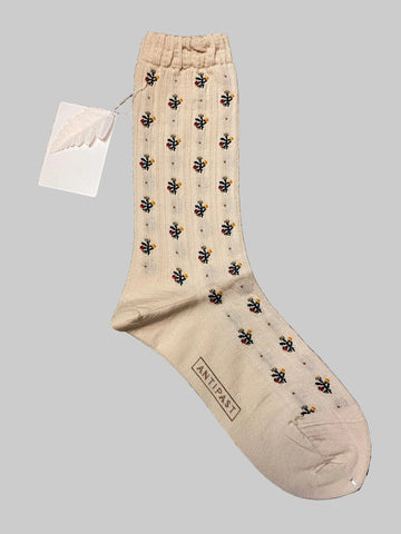 ANTIPAST Flower stripe beige