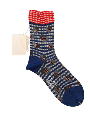 ANTIPAST Jungle Check blue