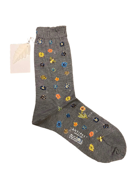 ANTIPAST Polka Flowers Grey