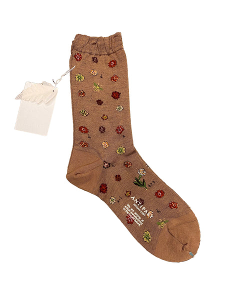 ANTIPAST Polka Flowers brown