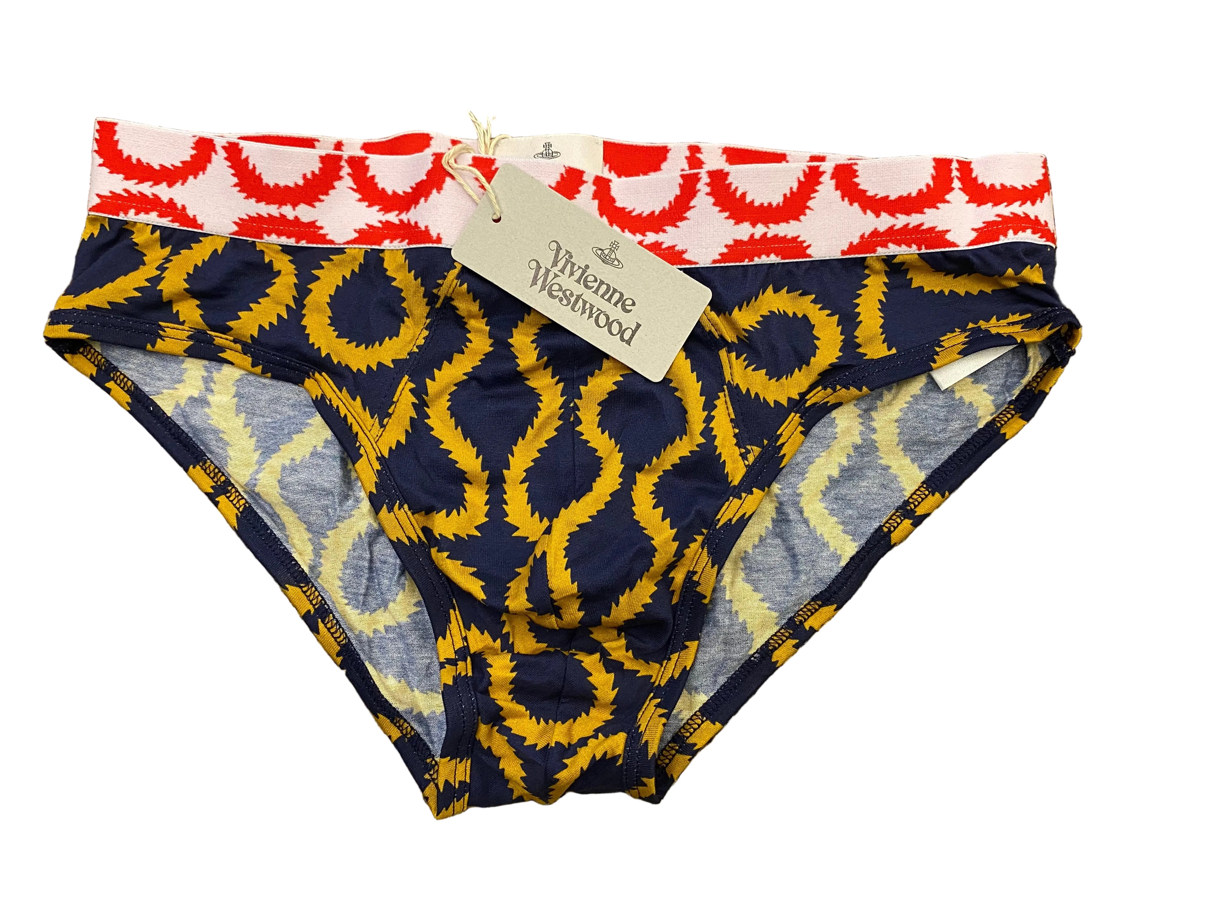SQUIGGLE JERSEY SLIP - Blue/Gold