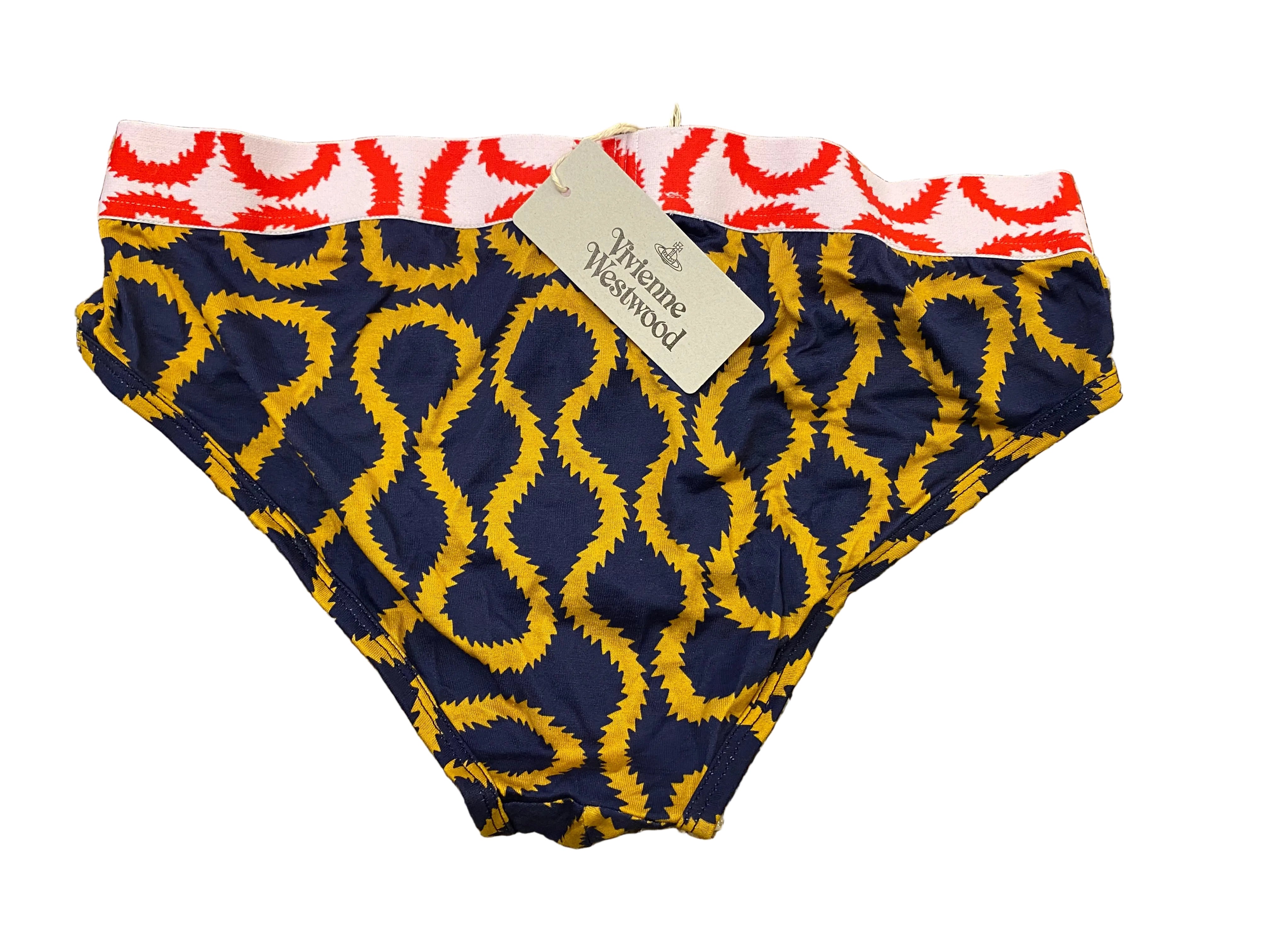 SQUIGGLE JERSEY SLIP - Blue/Gold