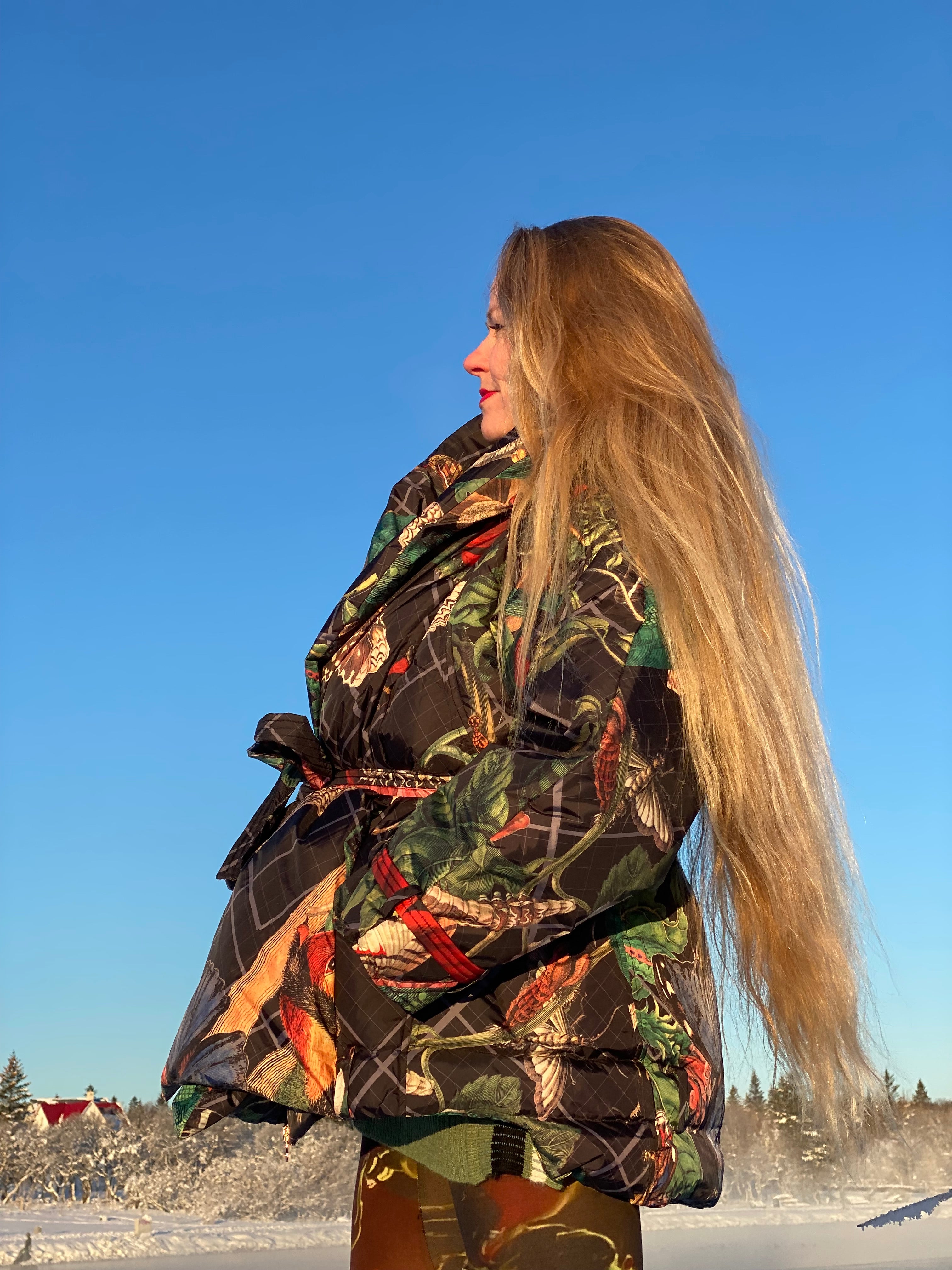 JOLIE downjacket print Family Bug