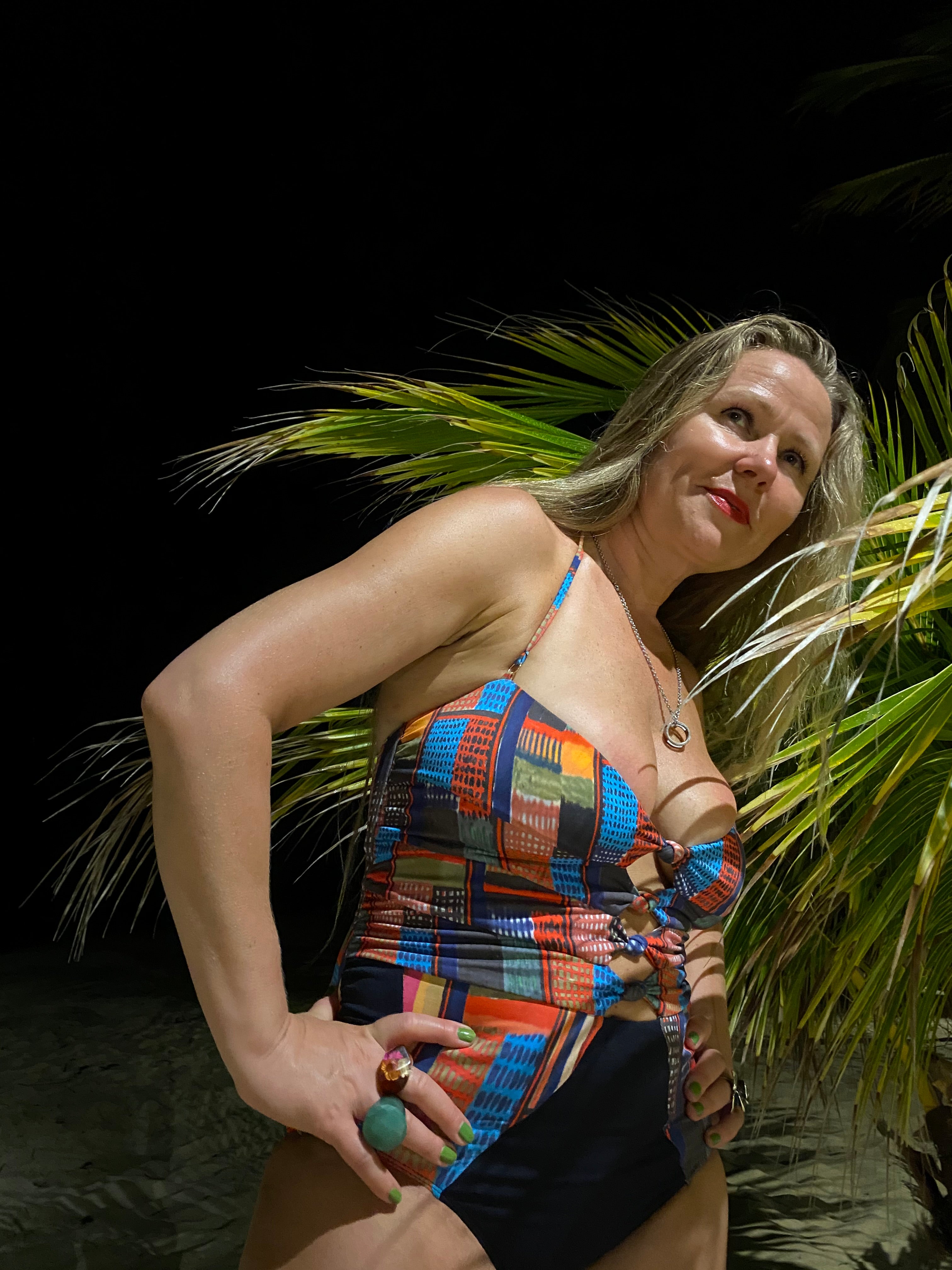 PAM Swimsuit - Red Patch