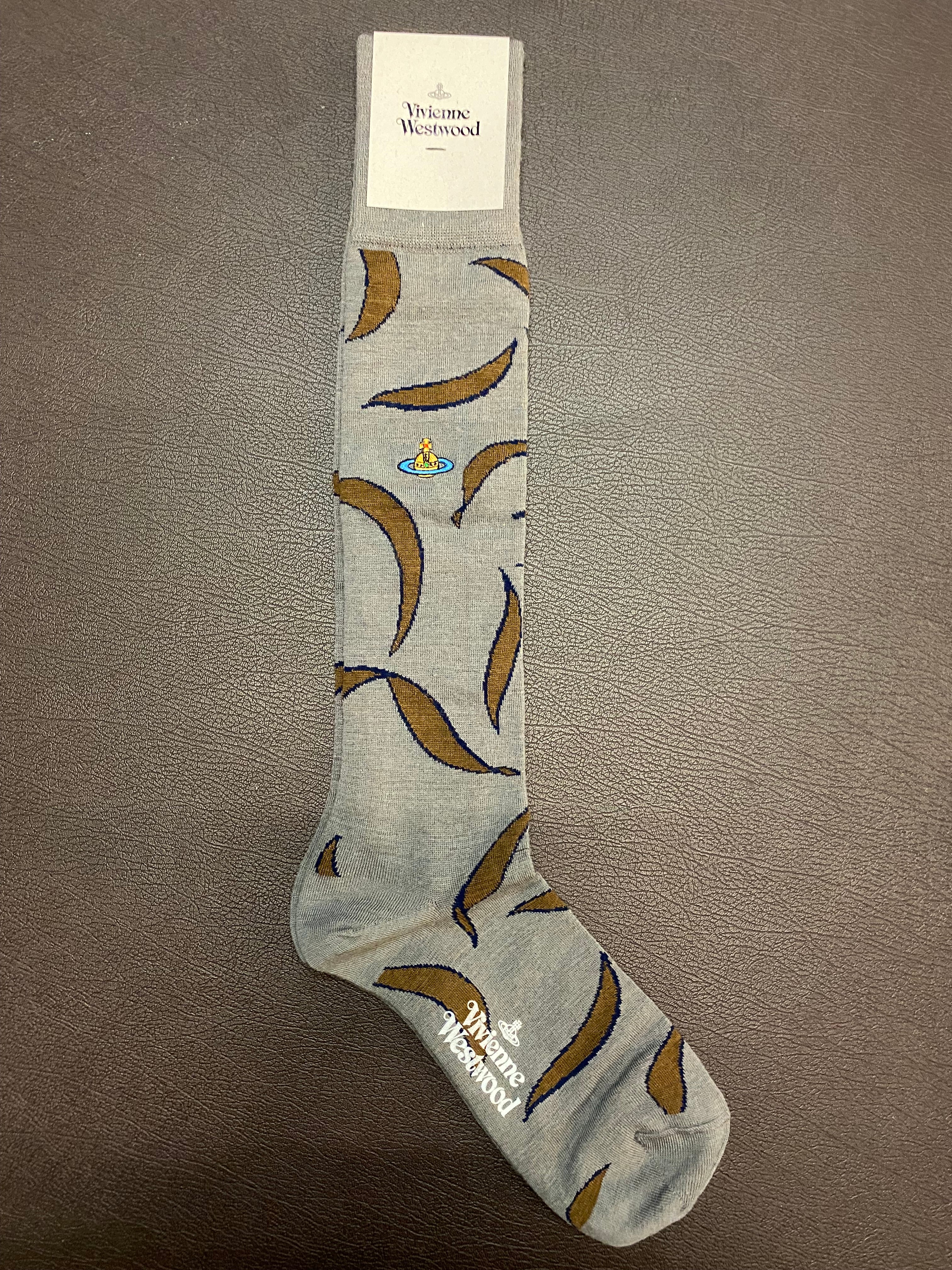 Vivienne Westwood Medieval high sock - Grey