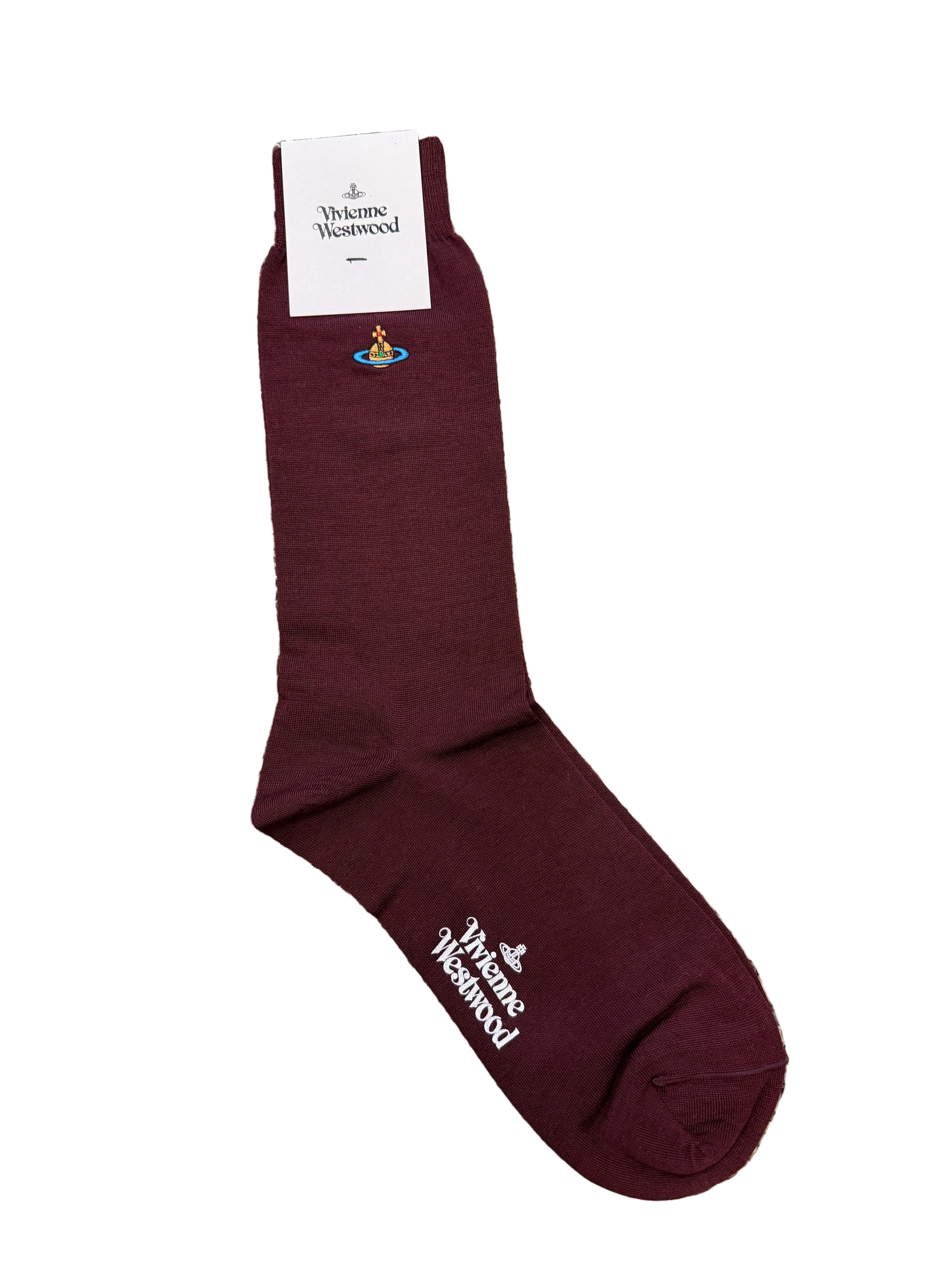 Vivienne Westwood sock Bordeaux