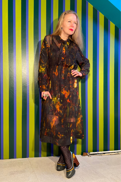 Audre Dress- Shadow and Fog