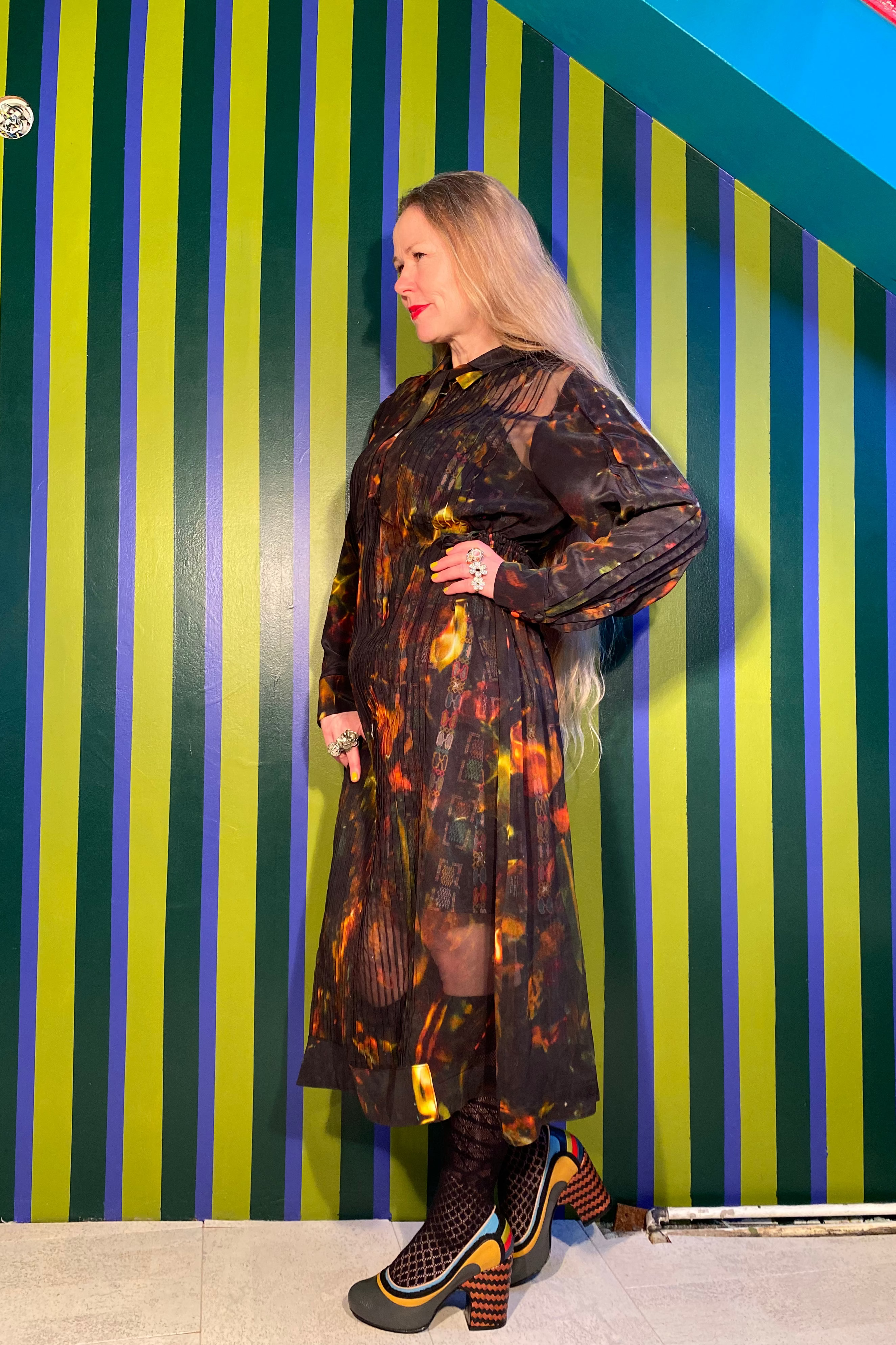 Audre Dress- Shadow and Fog