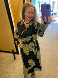Jazz wrap dress- Dulskin