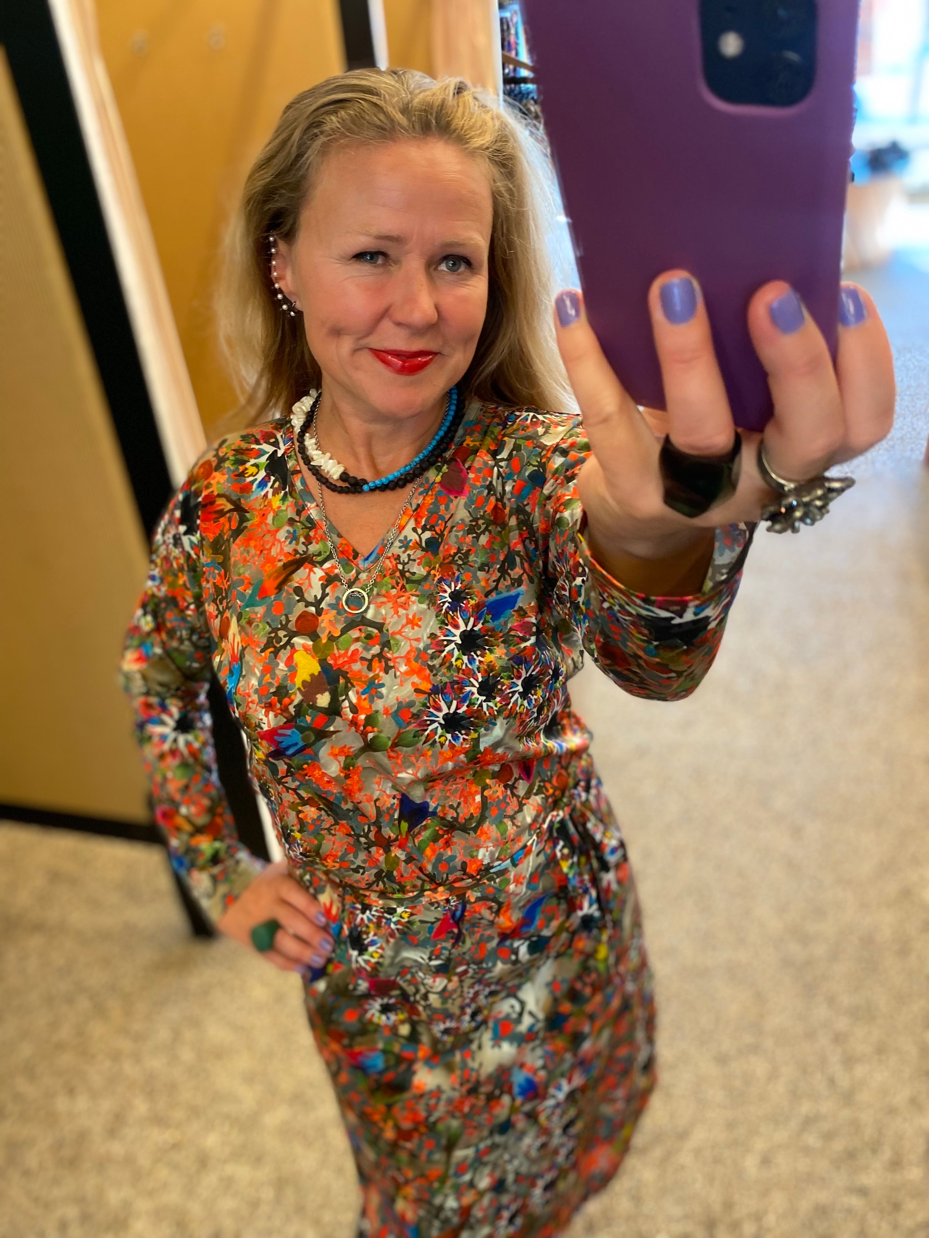 Jazz wrap dress- Blædís