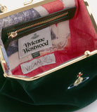 Vivienne Westwood Granny Frame purse Velvet green