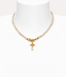 ALEKSA Pearl Necklace gold/creamrose