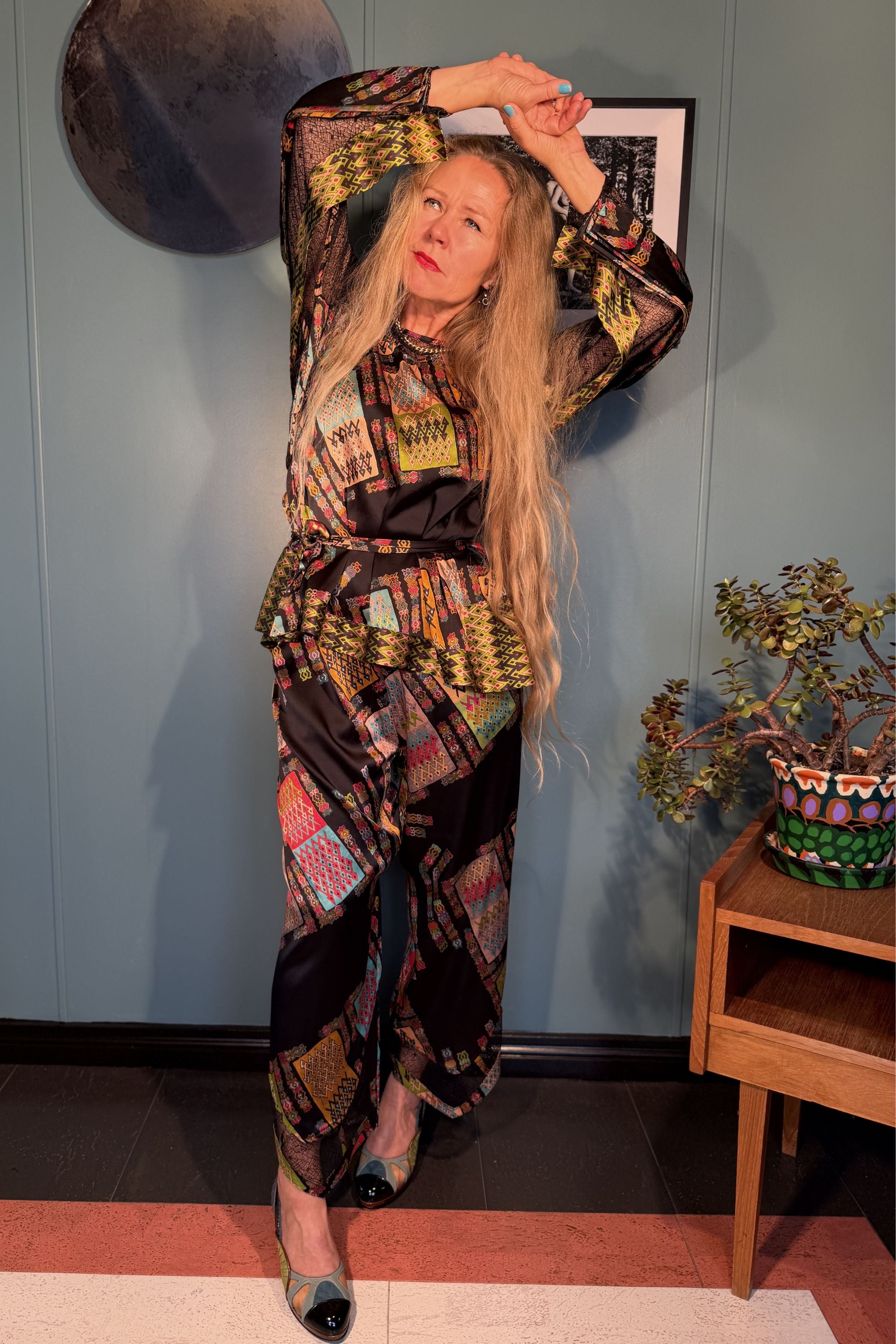 Josephine Silk Blouse – Harly Black | Kron by Kronkron