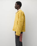 Side worn
Junya Watanabe Man Floral Pattern Jacket in yellow shown from the side