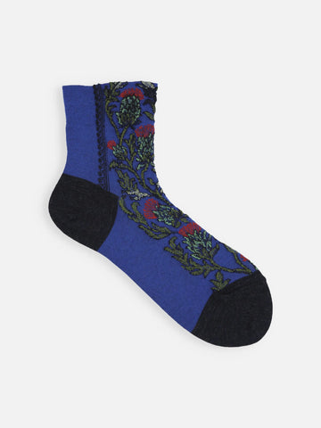 Tabio Nouveau Style Socks Blue
