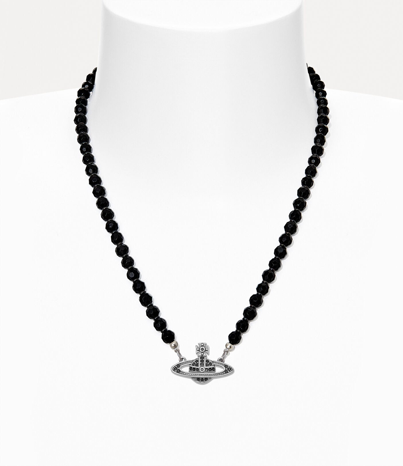 Man messaline choker Silver