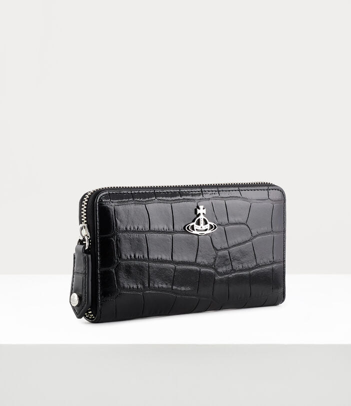 The croc-embossed Josephine bag comes - Vivienne Westwood