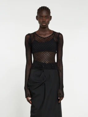 Junya Watanabe Mesh top