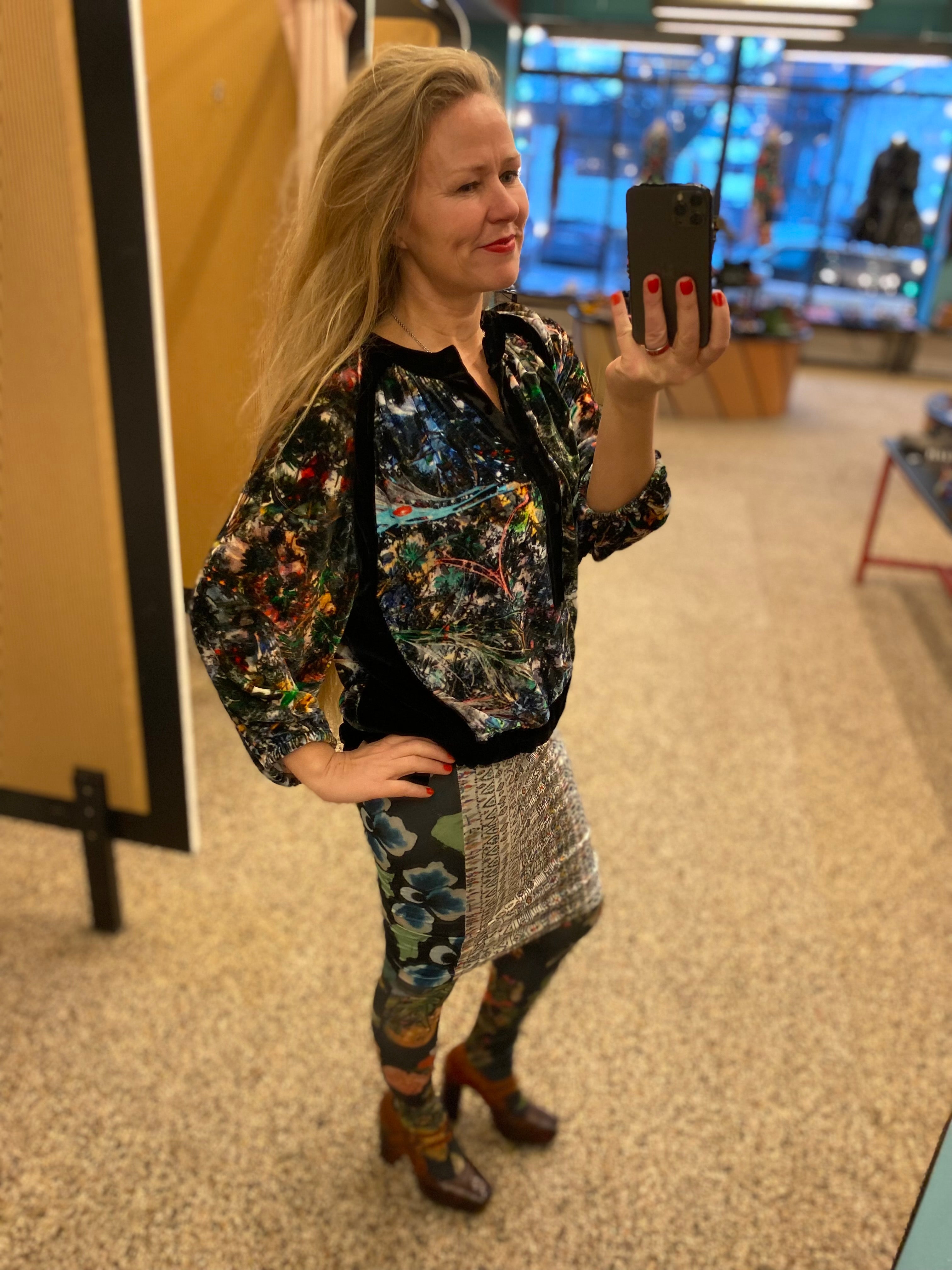 Ursula Top Þórsmörk blue
