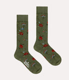 Vivienne Westwood Liberty Rose sock green