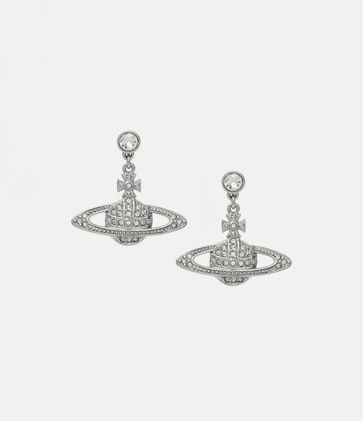 Mini bas relief drop earrings