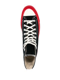 Comme des Garcons Play x Converse High Top black with red sole