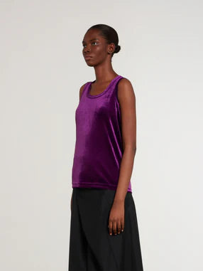 Velour Junya Watanabe Velour Tanktop purple