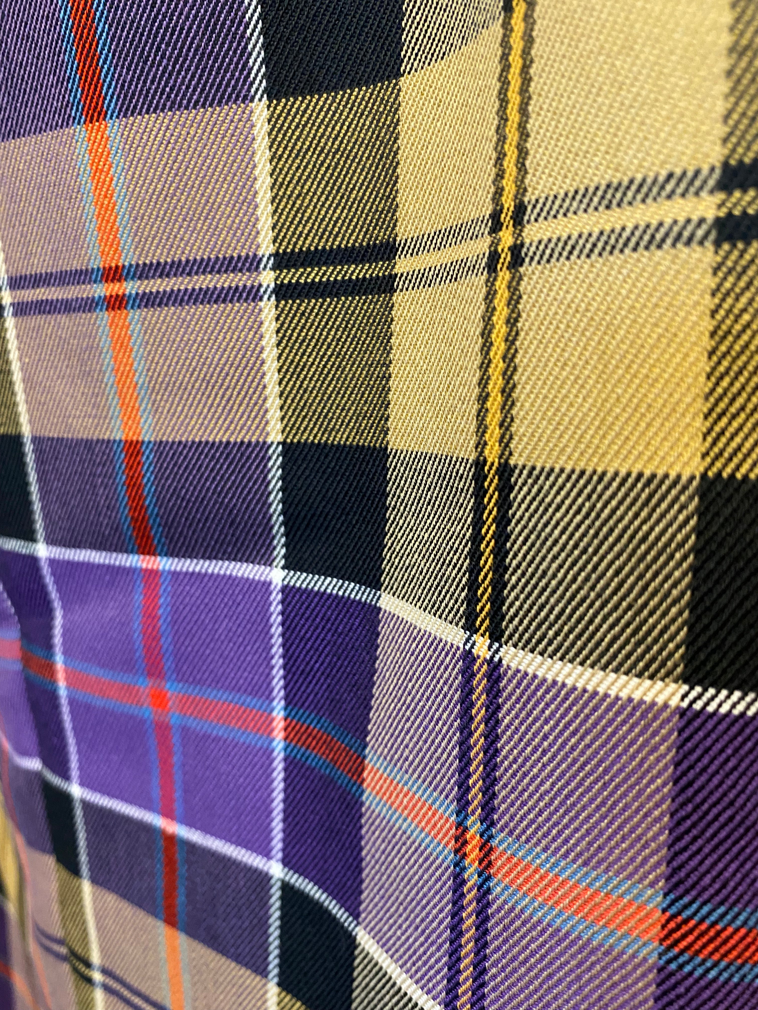 Chaplin trousers Tartan wool