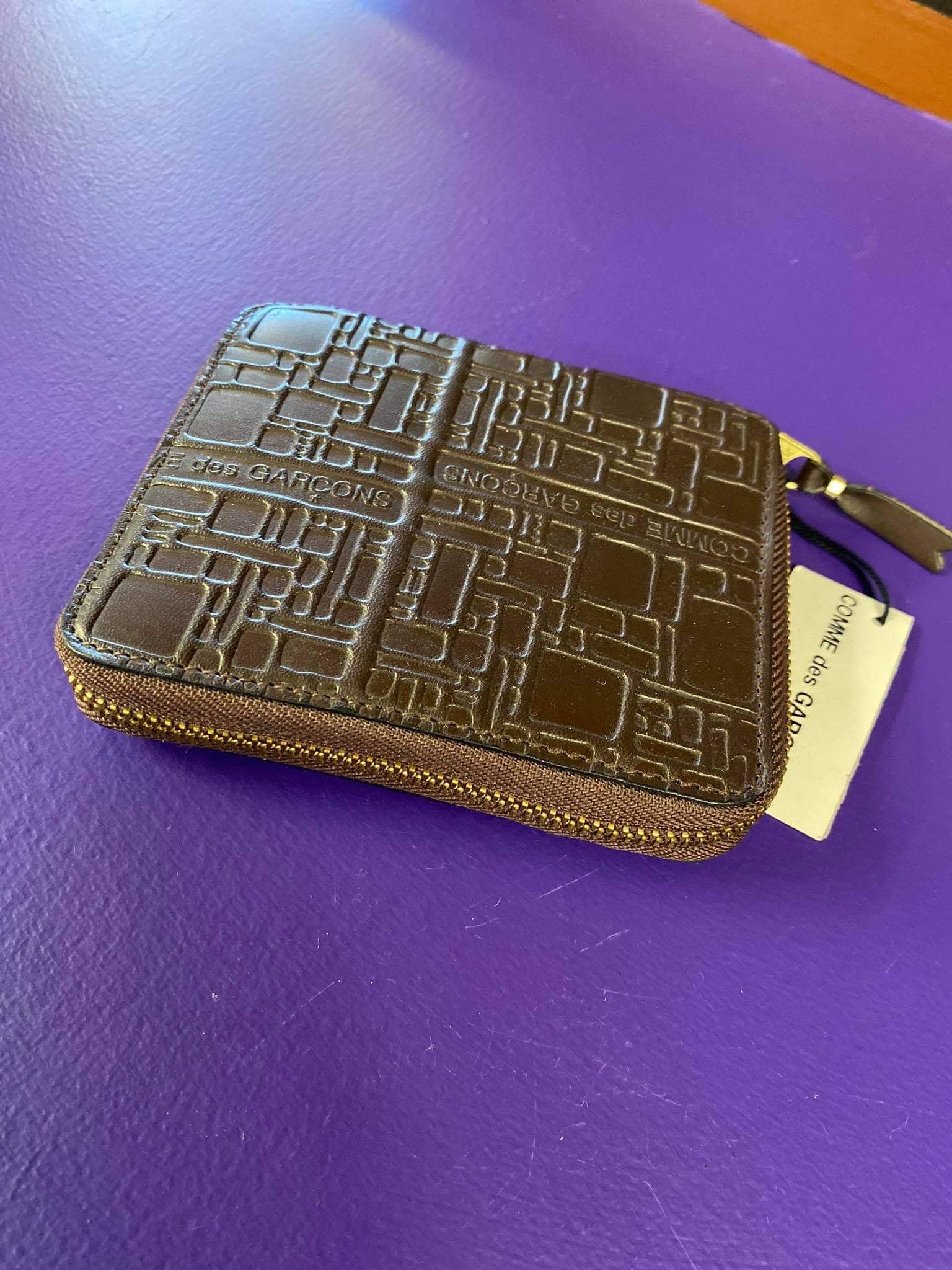 COMME DES GARÇONS WALLET BROWN