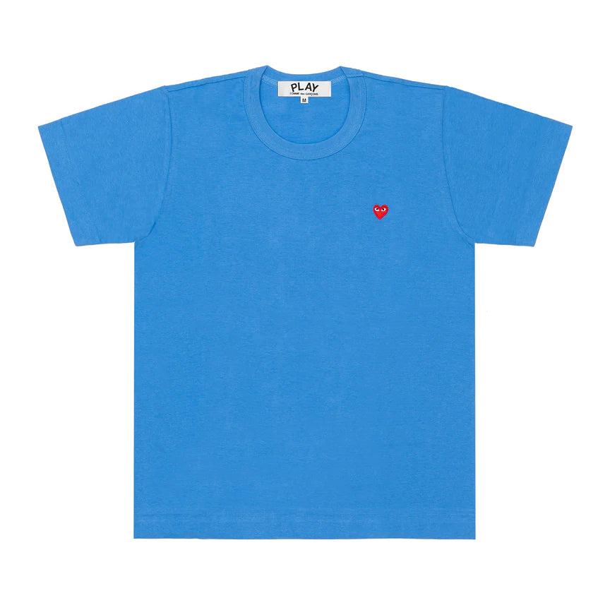 Play Comme des Garçons Small Heart T-Shirt blue