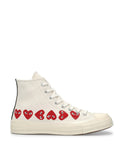 Comme des Garcons Play x Converse Chuck Taylor multi heart 1970s high-top sneakers