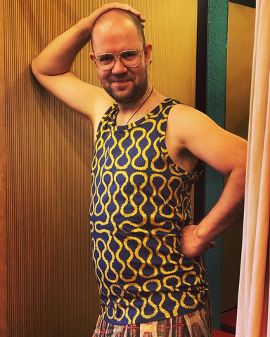 SQUIGGLE JERSEY VEST