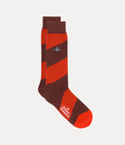 Vivienne Westwood Block stripe sock RED