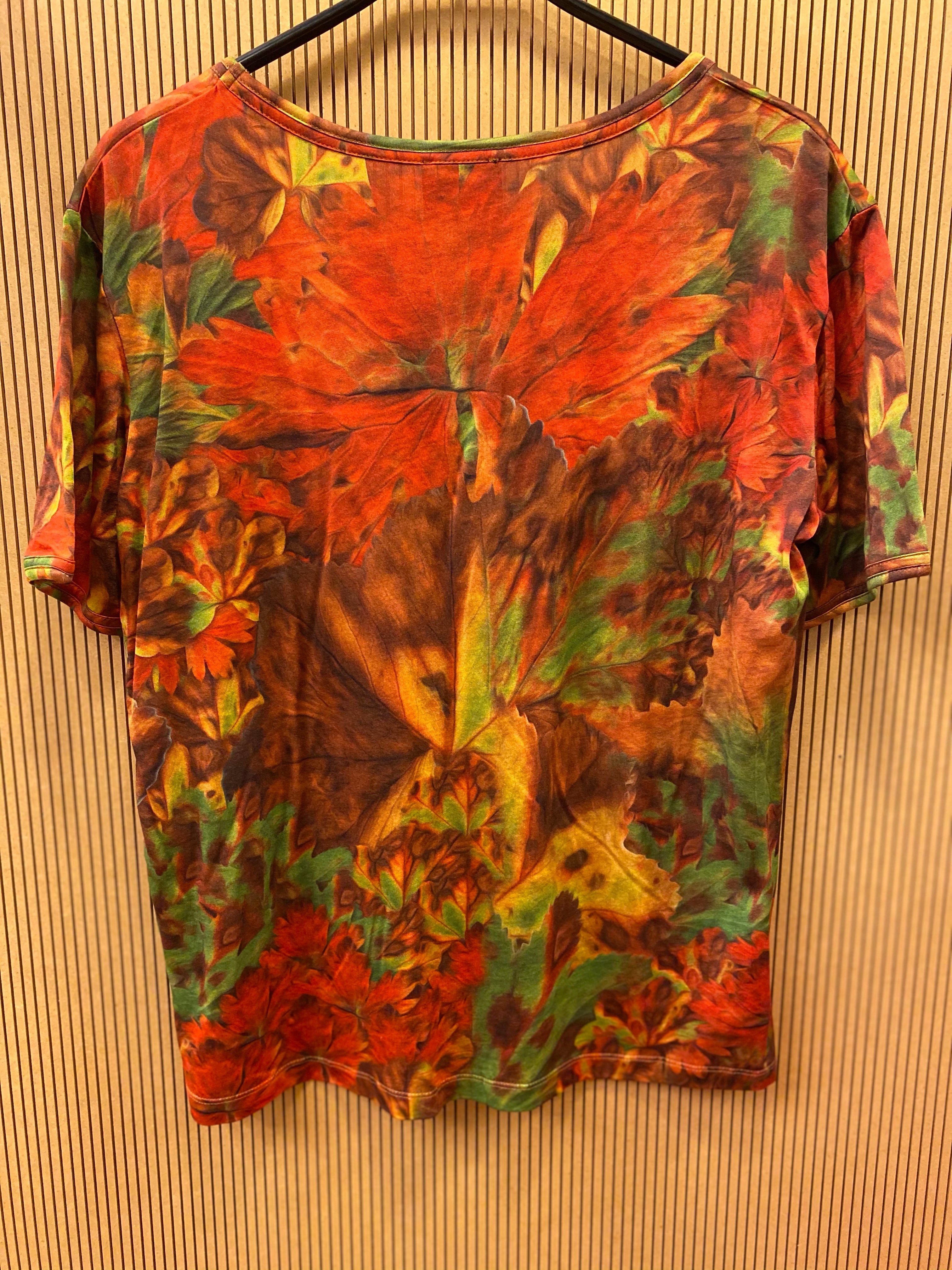 808 opt.1 Silk Jersey tee shirt orange is the new black