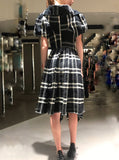 Tartan Asymmetric Dress