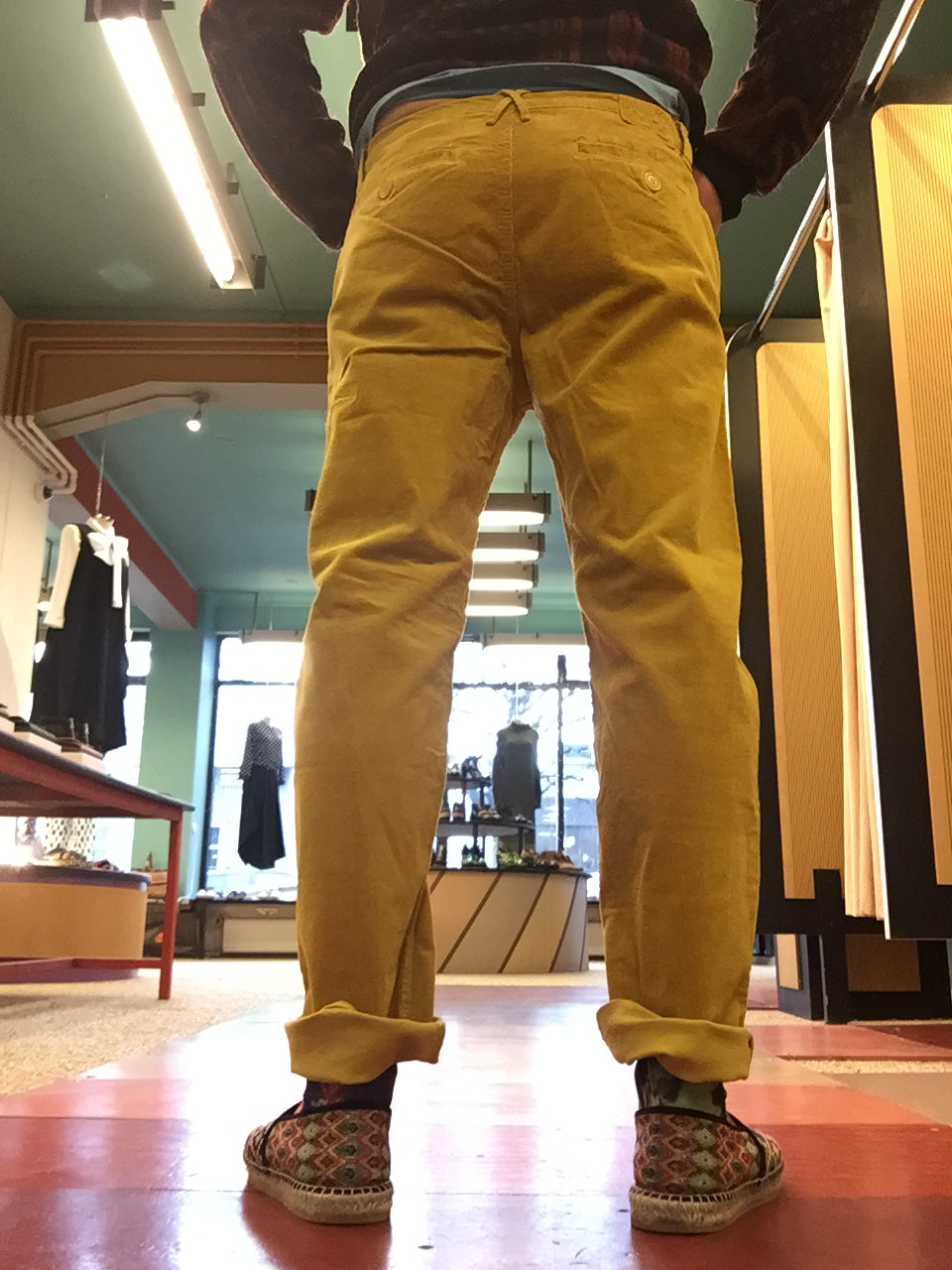 NÄVÏA - Chinos or Japons mutard yellow