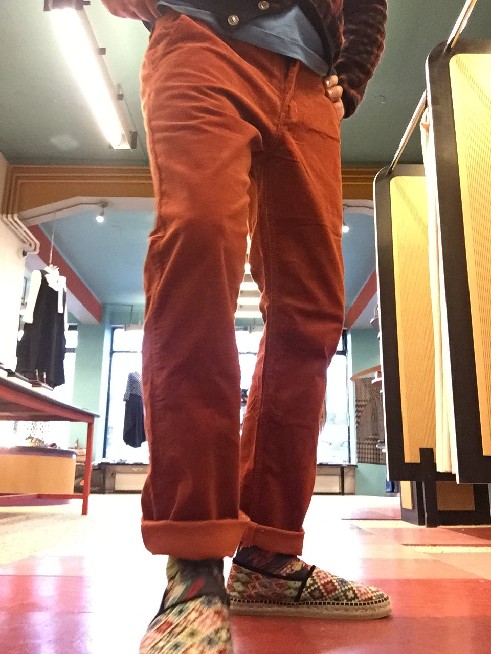 NÄVÏA - Chinos or Japons rustic red