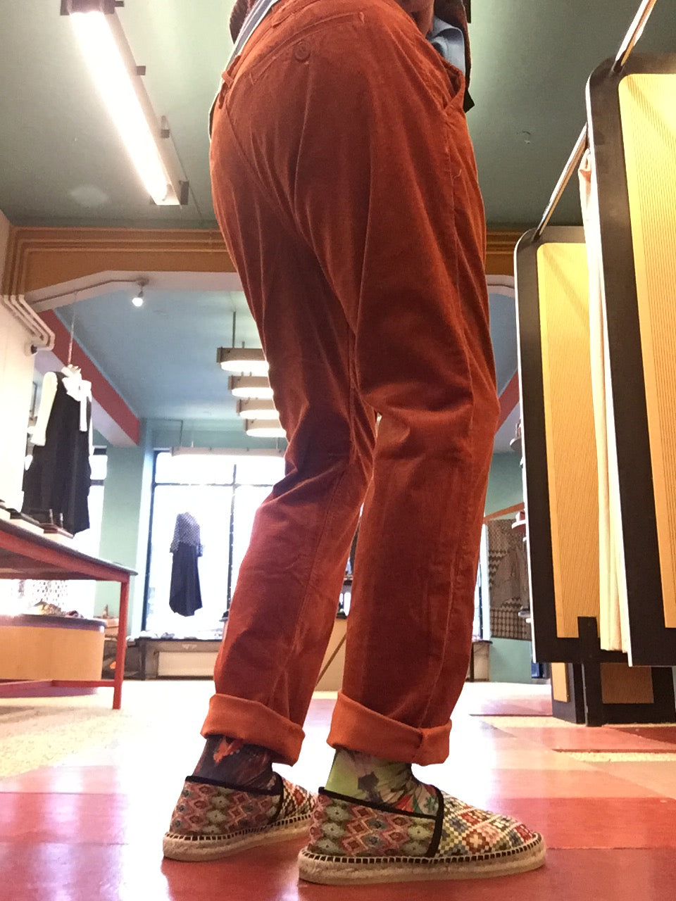 NÄVÏA - Chinos or Japons rustic red