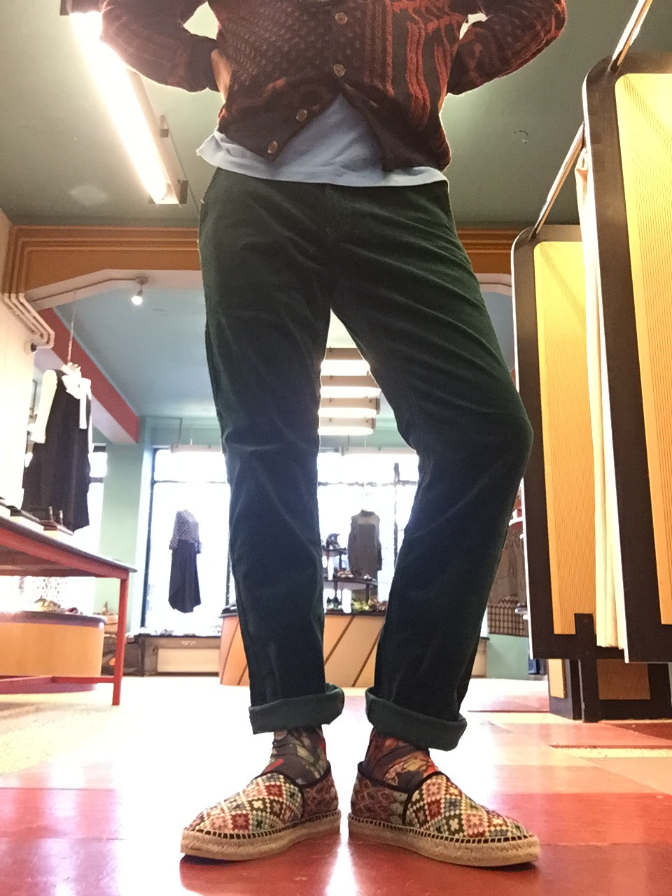 NÄVÏA - Chinos or Japons bootle green