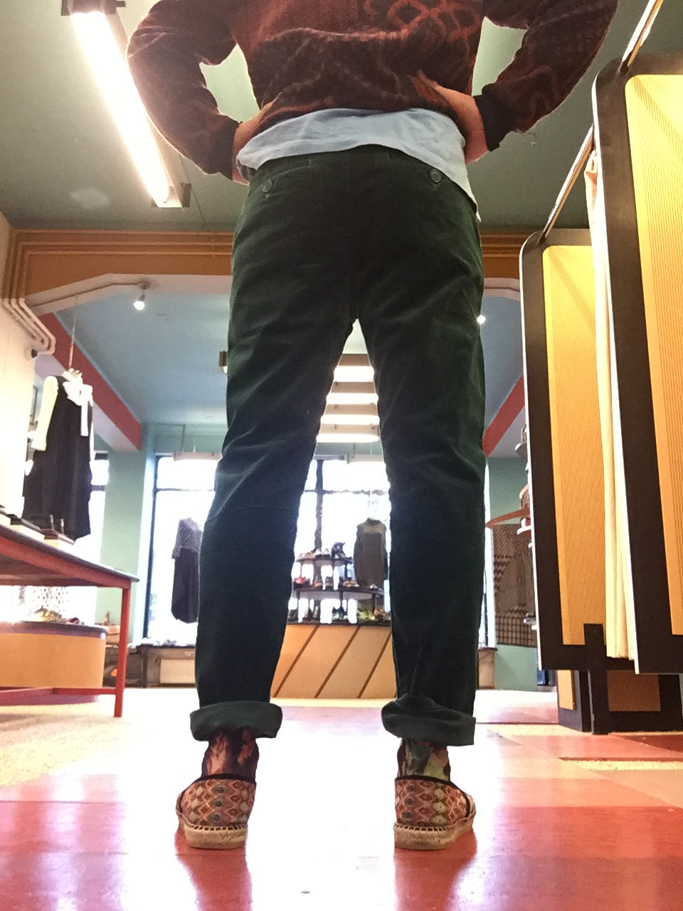 NÄVÏA - Chinos or Japons bootle green
