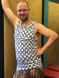 SQUIGGLE JERSEY VEST