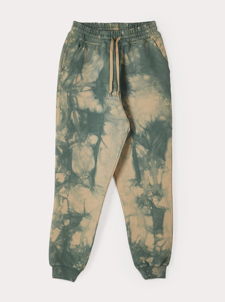 CLASSIC SWEATPANTS BEIGE TIE-DYE